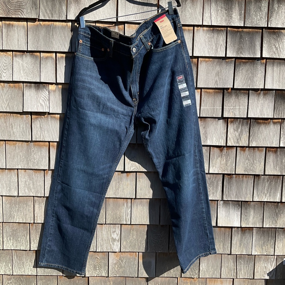 Levi's Navy Straight-Leg Men's Jeans